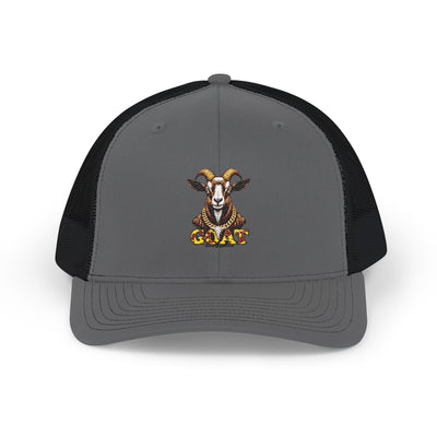 GOAT Embroidered Snapback Trucker Cap – Stylish & Fun Daily Wear