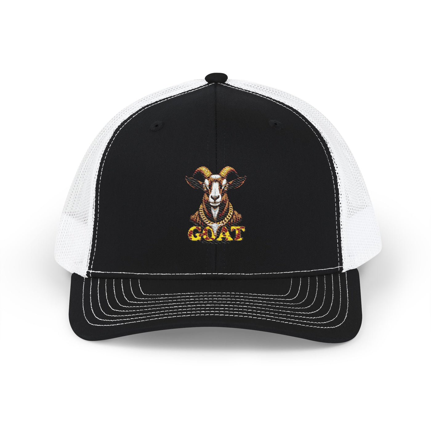 GOAT Embroidered Snapback Trucker Cap – Stylish & Fun Daily Wear