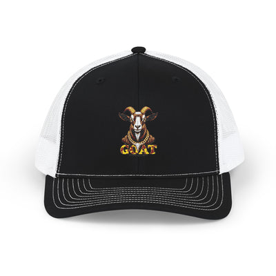 GOAT Embroidered Snapback Trucker Cap – Stylish & Fun Daily Wear