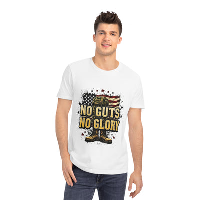 No Guts No Glory Unisex Rocker T-Shirt - Patriotic Graphic Tee