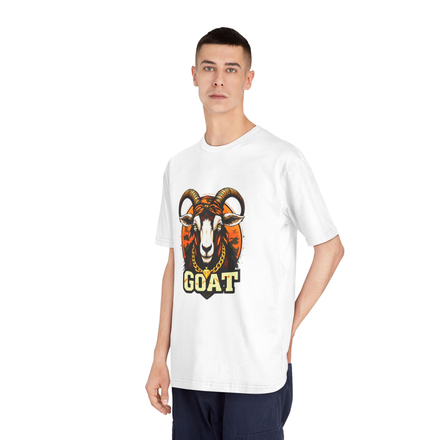 GOAT Graphic Unisex Classic Crewneck T-Shirt