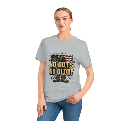 No Guts No Glory Unisex Rocker T-Shirt - Patriotic Graphic Tee