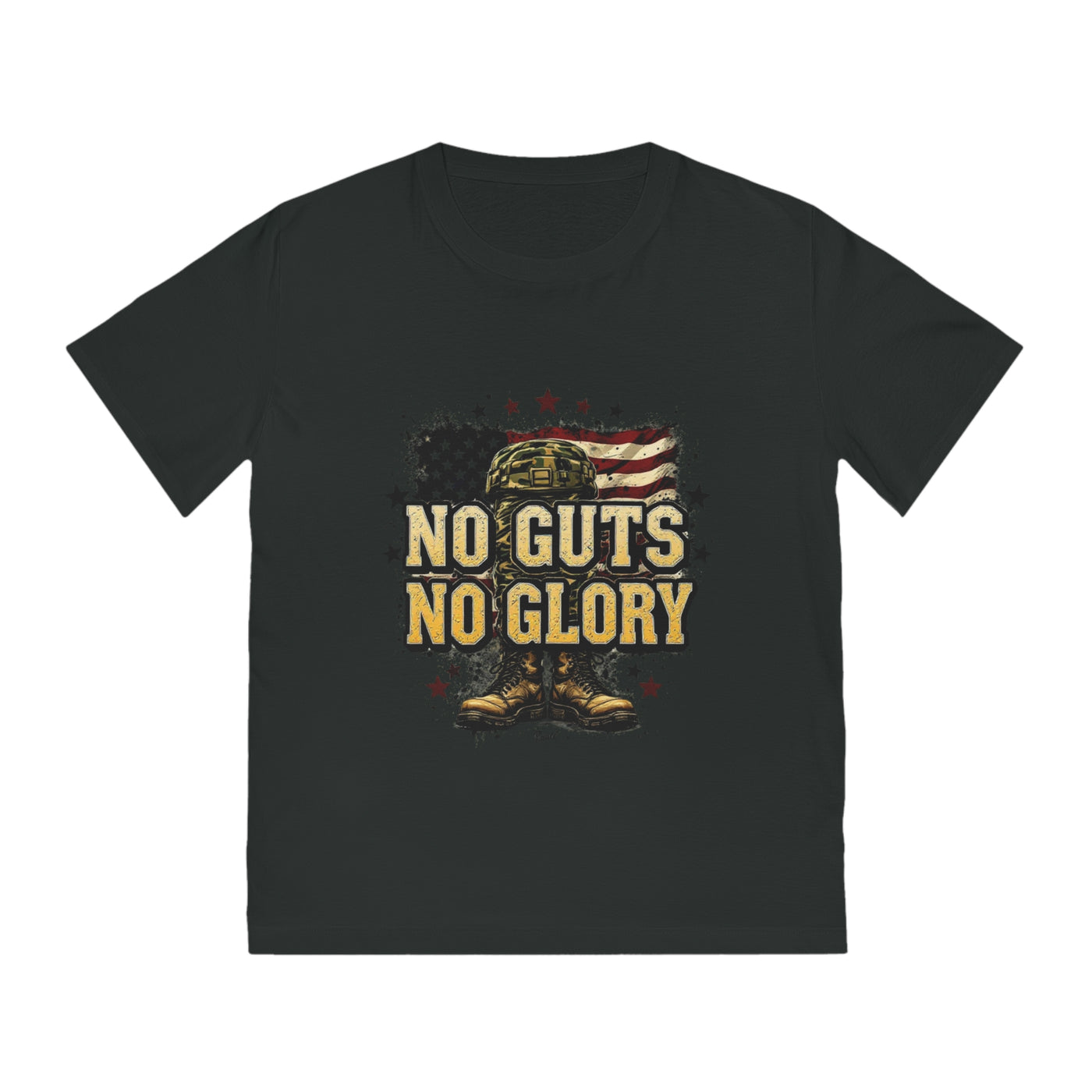 No Guts No Glory Unisex Rocker T-Shirt - Patriotic Graphic Tee