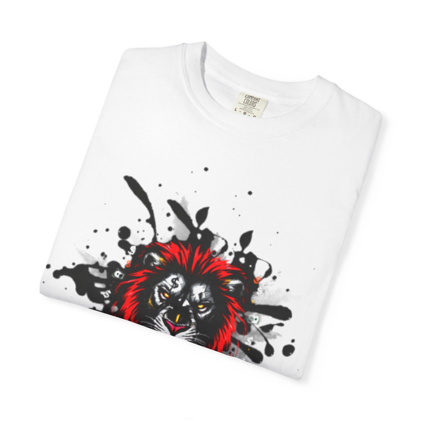 Lion Hustle Graphic T-Shirt - No Slack Motivation Tee