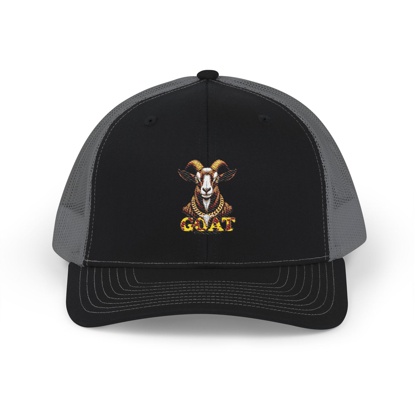 GOAT Embroidered Snapback Trucker Cap – Stylish & Fun Daily Wear