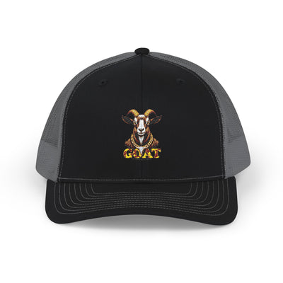 GOAT Embroidered Snapback Trucker Cap – Stylish & Fun Daily Wear