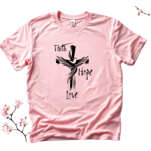 Paper Chasin Customs - Faith Hope Love - Cross Design [T-Shirt]