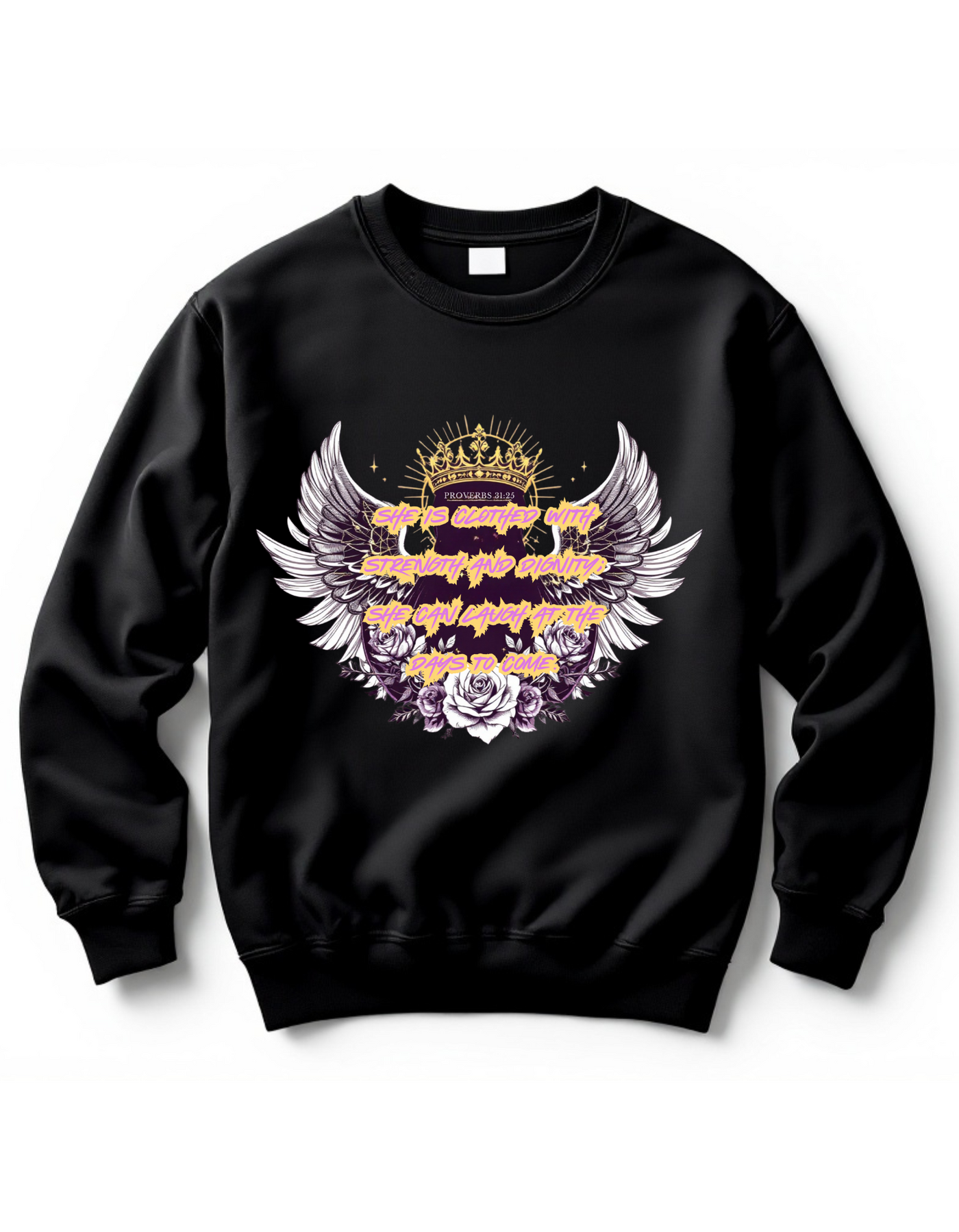 classic black sweatshirt