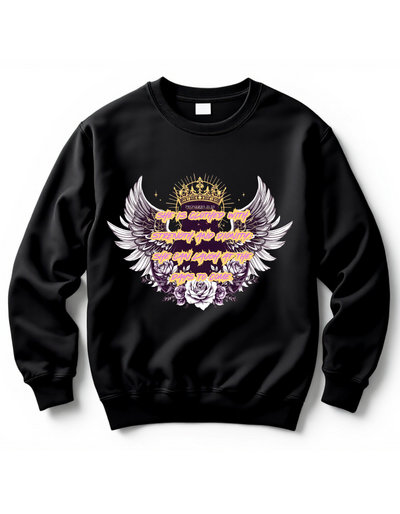 classic black sweatshirt