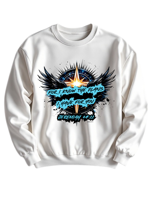 Paper Chasin Customs - For I Know The Plans - Jeremiah 29:11 [Sweatshirt]